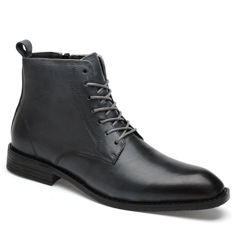 Bottines Martin en Cuir Chaudes pour Homme