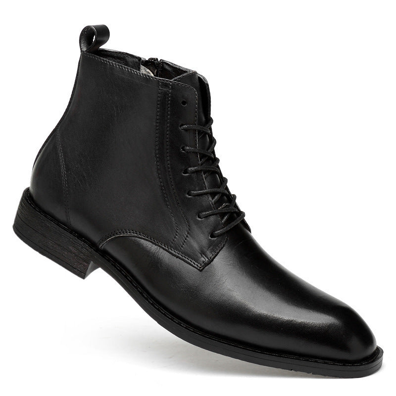 Bottines Martin en Cuir Chaudes pour Homme