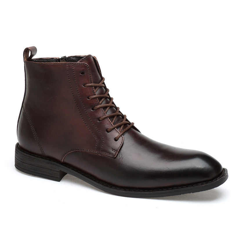 Bottines Martin en Cuir Chaudes pour Homme