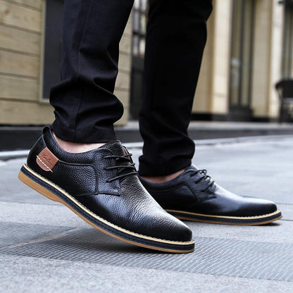 Chaussures en cuir microfibre décontractées