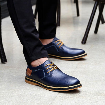 Chaussures en cuir microfibre décontractées