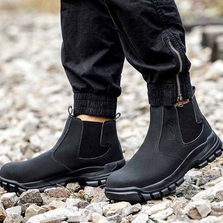 Bottes de Chantier en Cuir