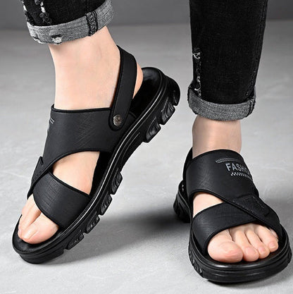 Sandales Cuir & Marche Facile