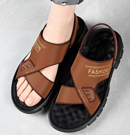 Sandales Cuir & Marche Facile