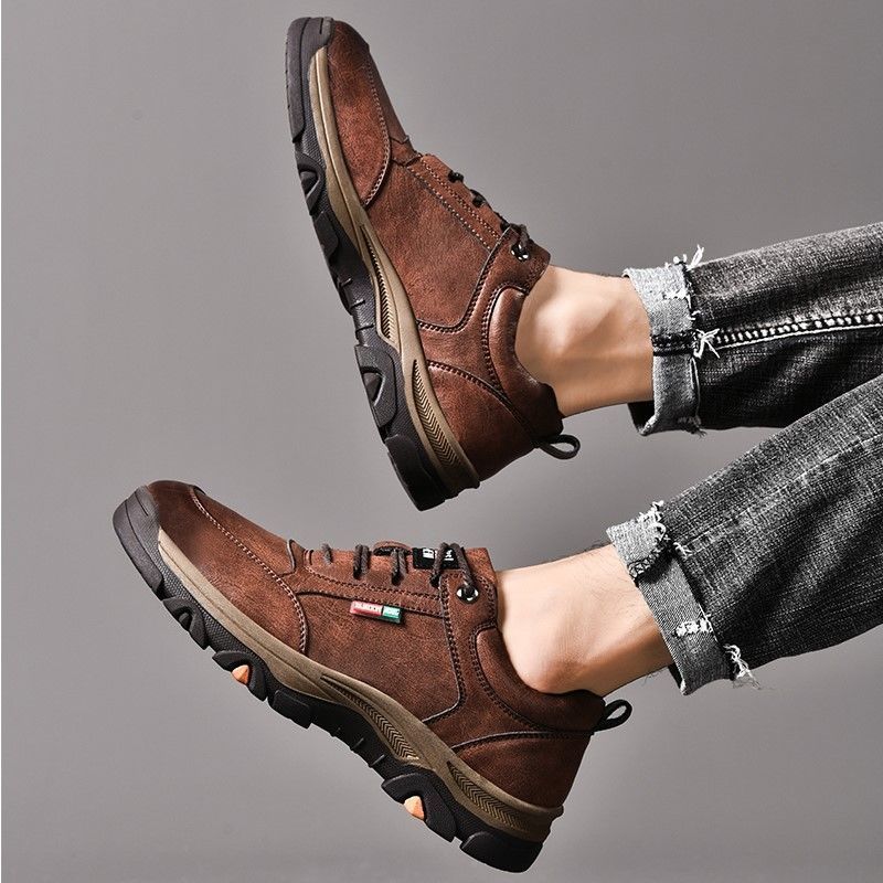 Chaussures en Cuir Confort Respirant