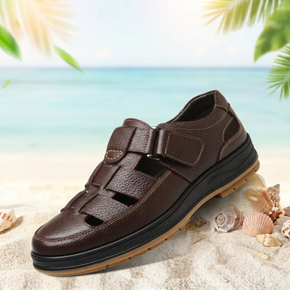Sandales Cuir Ajourées Respirantes
