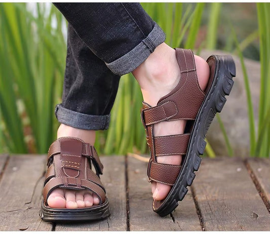 Sandales Réglables Pieds Larges